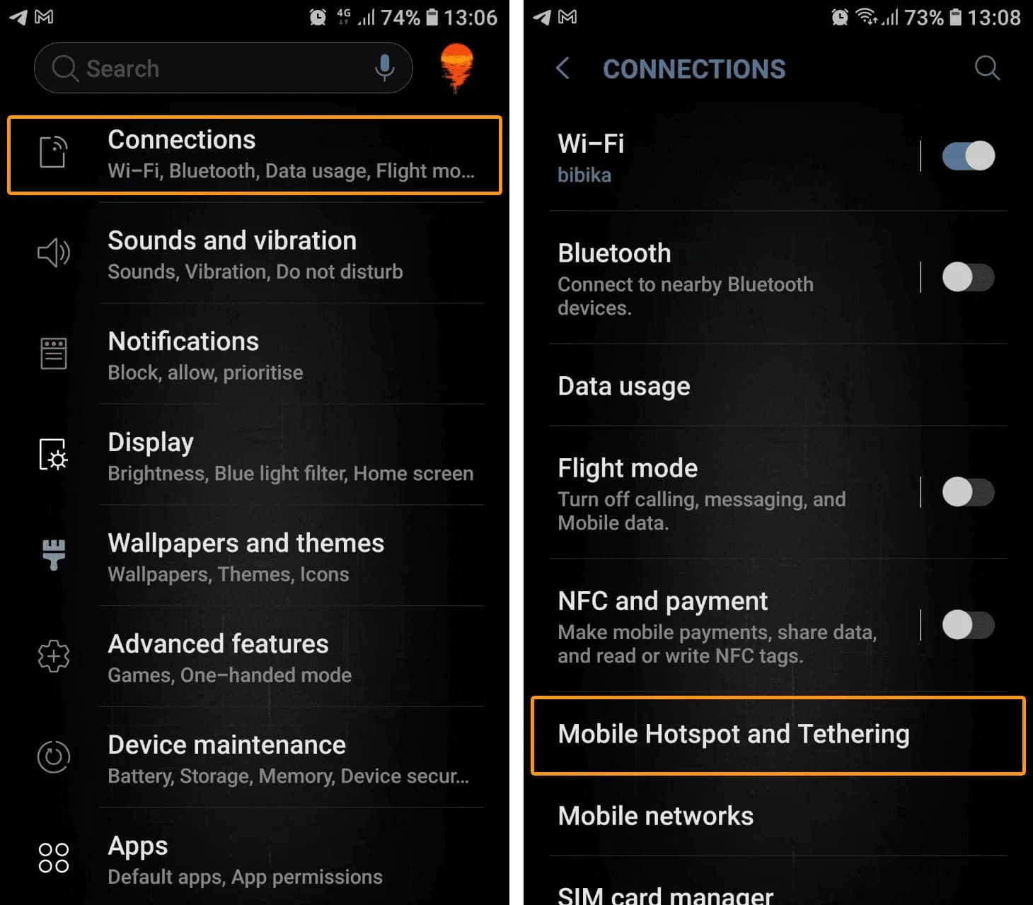 How to configure proxy settings on an Android device