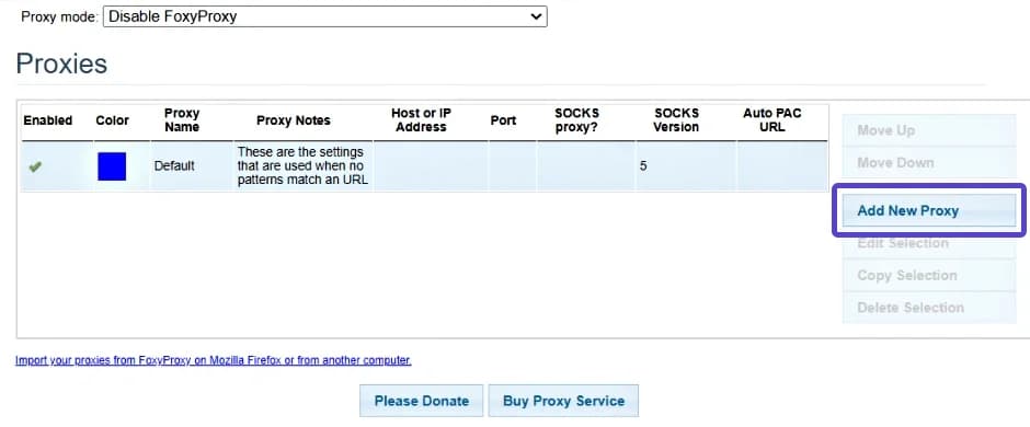 A simple guide to setting up FoxyProxy
