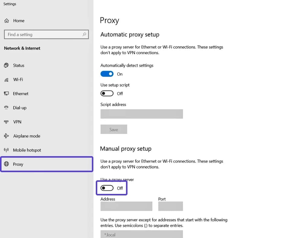 "How to configure proxy servers in Google Chrome"
