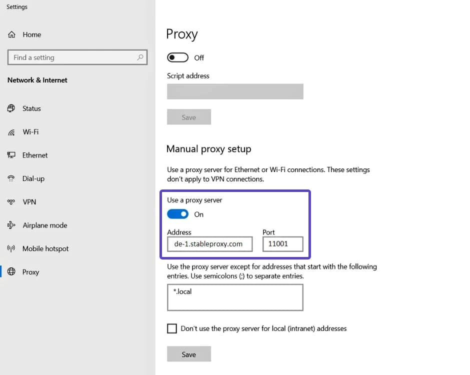 "How to configure proxy servers in Google Chrome"