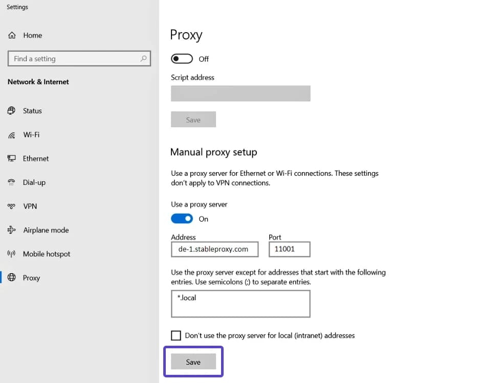 "How to configure proxy servers in Google Chrome"