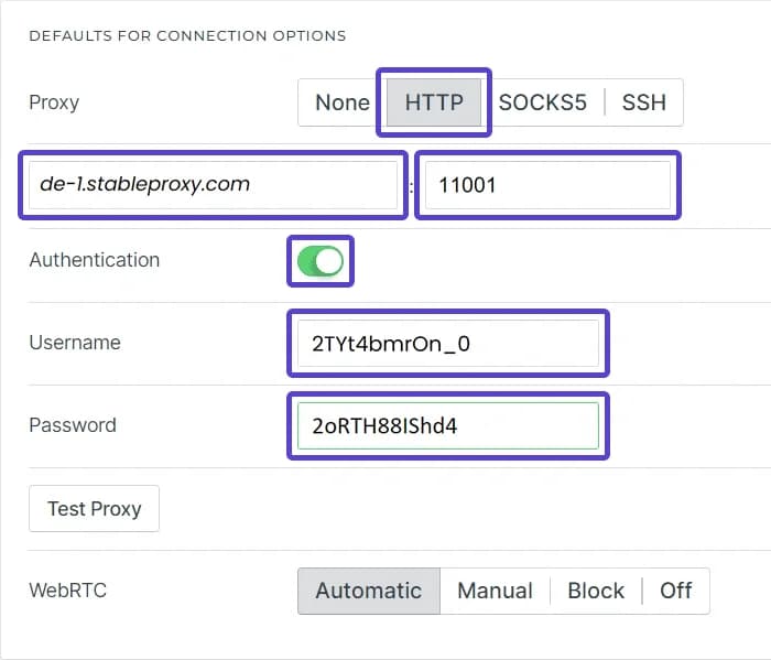 Інтеграція Kameleo Proxy зі Stableproxy