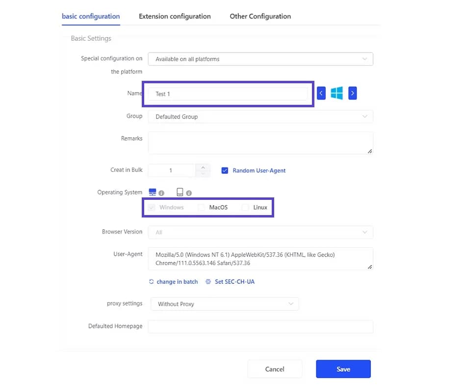 Integrating Proxies with Lalicat Browser