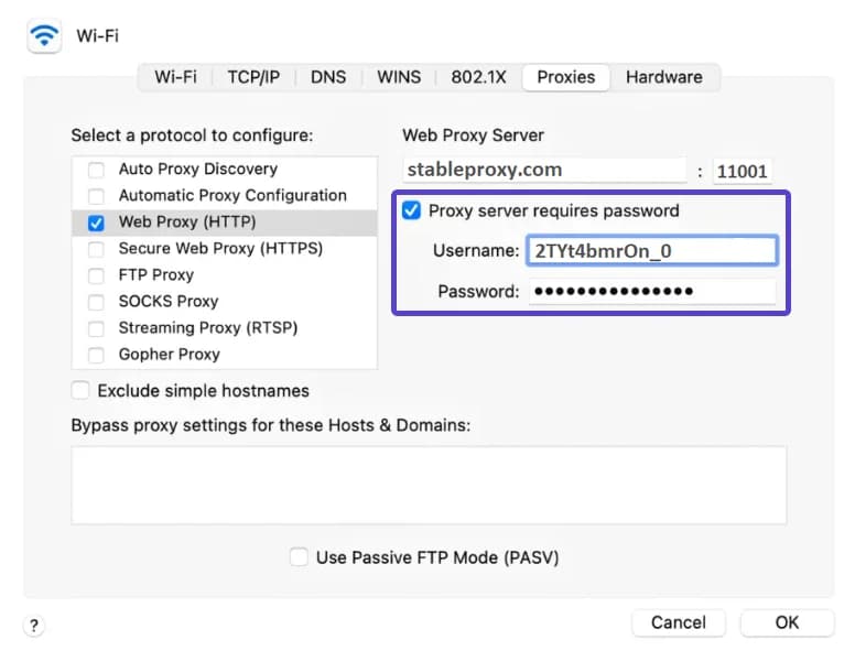 Як налаштувати проксі-сервер на пристроях з macOS