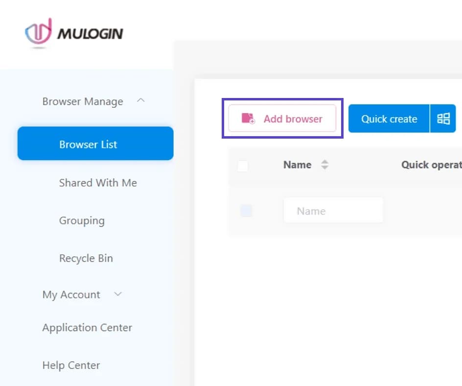 Setting up proxy servers for MuLogin