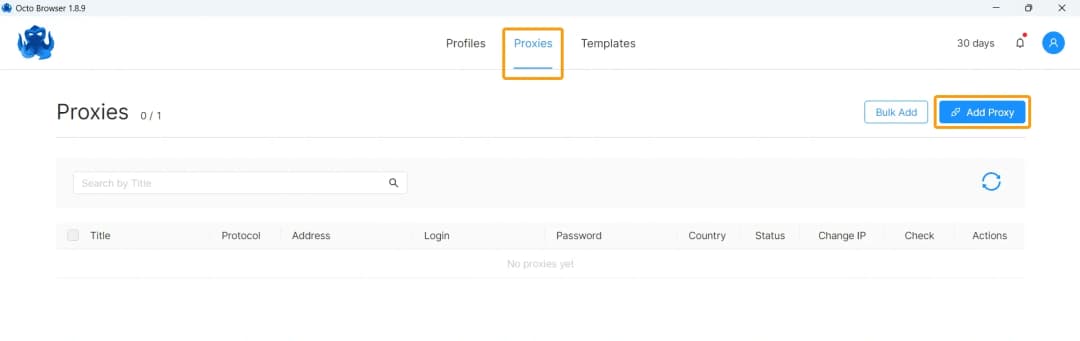 Jak skonfigurować proxy za pomocą Octo Browser