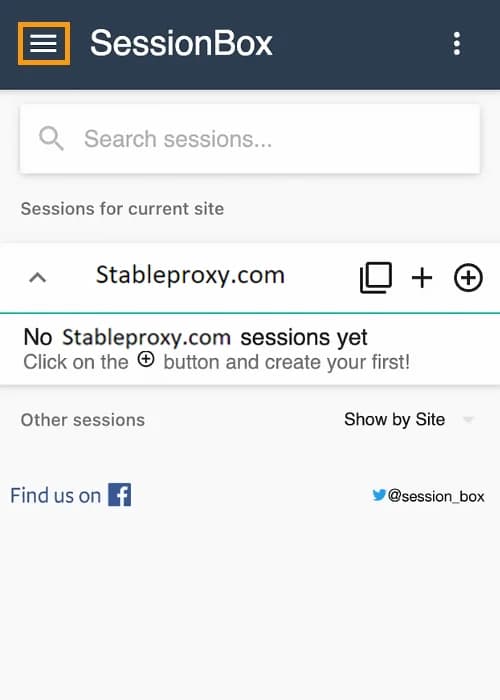 Setting up a proxy server in SessionBox Extension & Workstation