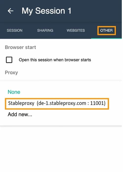 Setting up a proxy server in SessionBox Extension & Workstation