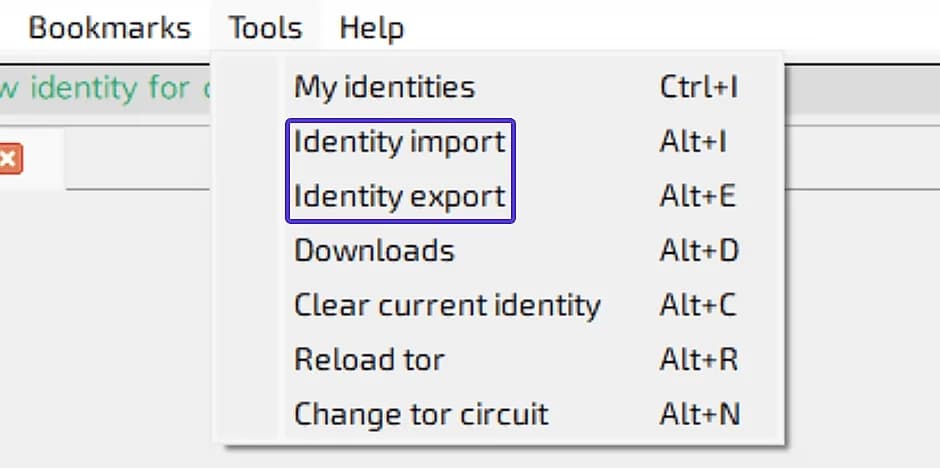 Integracja serwera proxy z przeglądarką Sphere Browser