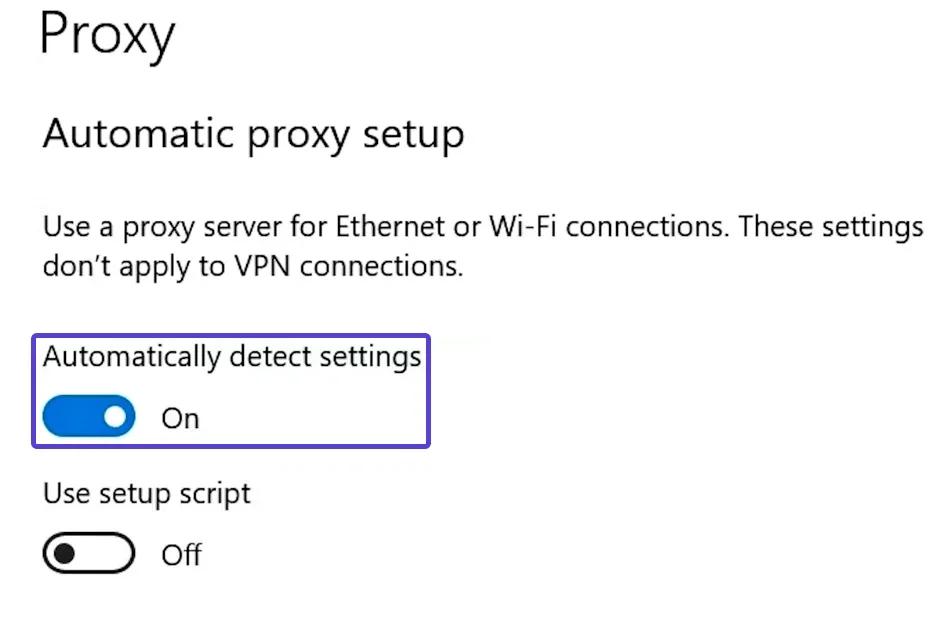 Налаштування проксі-сервера в Windows 10 і 11