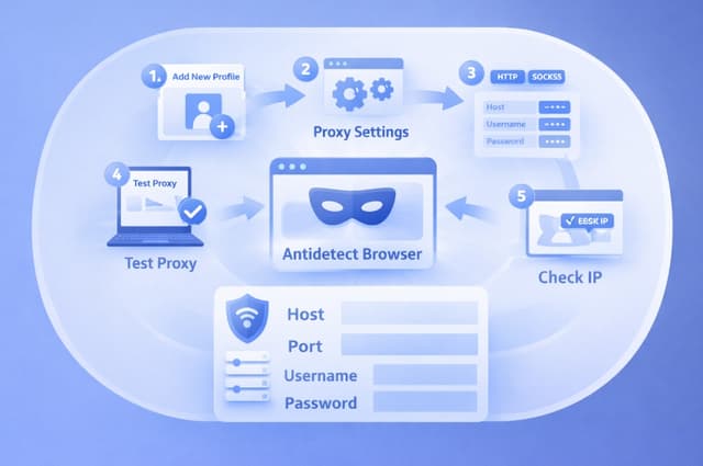 Как настроить прокси для антидетект-браузера: пошаговое руководство