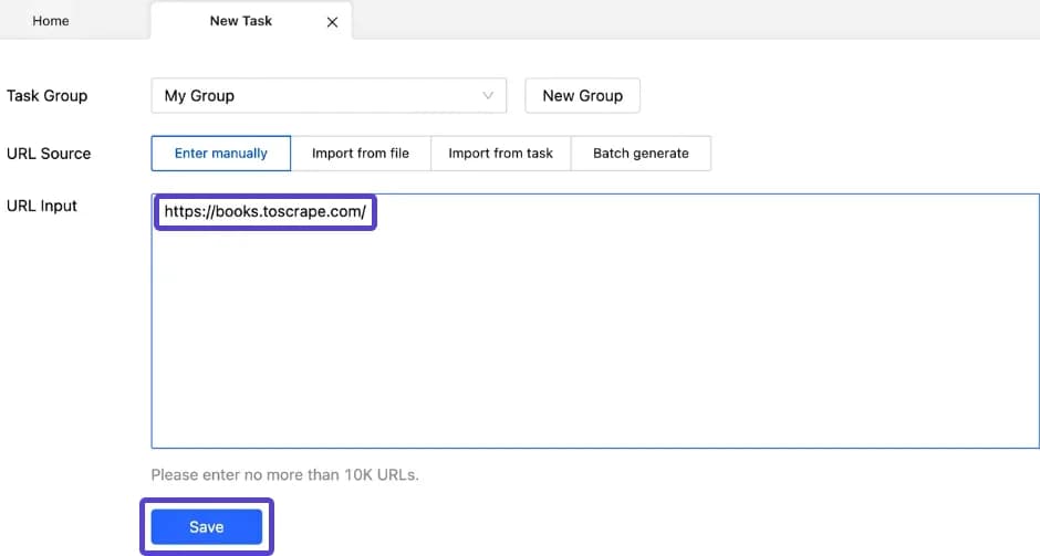 Настройка прокси-серверов с помощью Octoparse